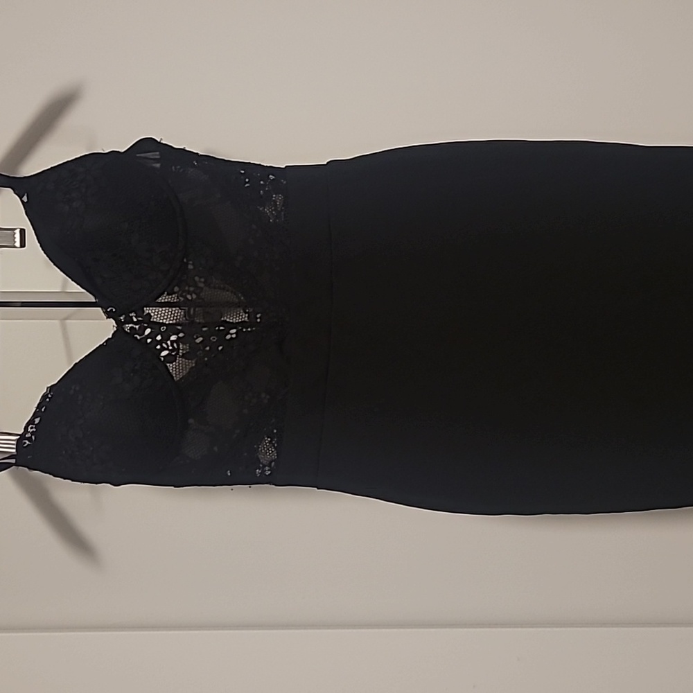 Black female slip